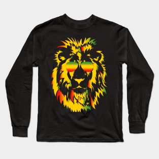 Cool Rasta Lion Long Sleeve T-Shirt